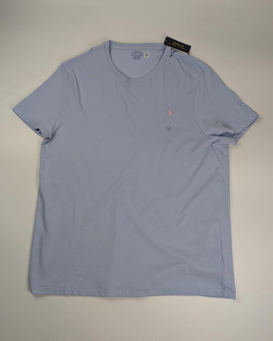 Polo Ralph Lauren Custom slim fit crew neck t-shirt - Light Blue