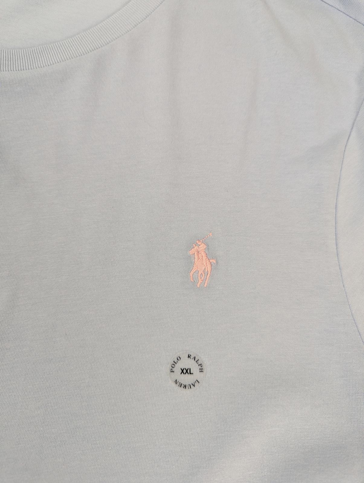Polo Ralph Lauren Custom slim fit crew neck t-shirt - Light Blue