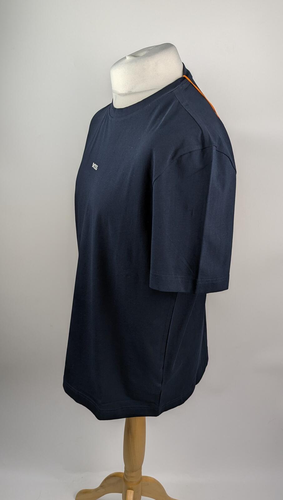 Boss orange Mens Tchup Relaxed fit T-Shirt - Navy Blue