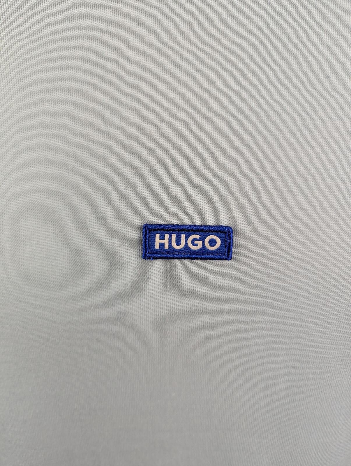 Hugo Nieros men Cotton-jersey T-shirt - light blue