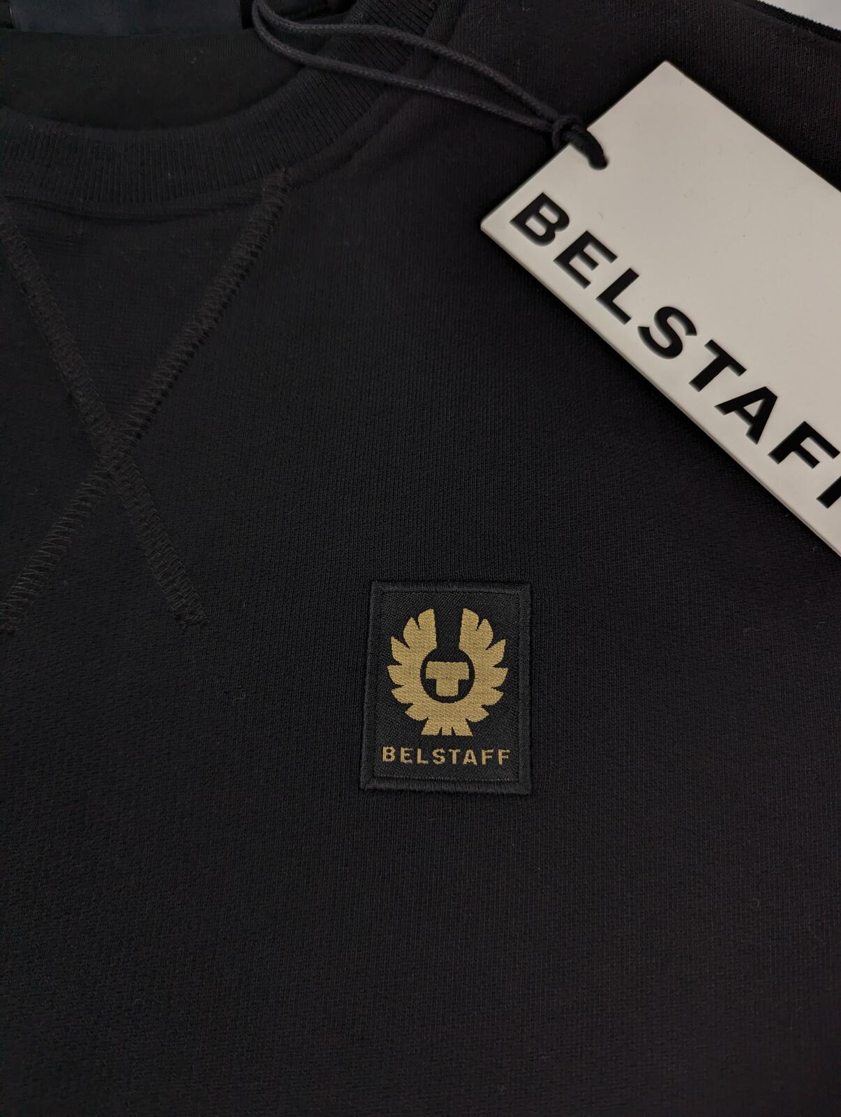 Belstaff Mens Logo Sweatshirt - black