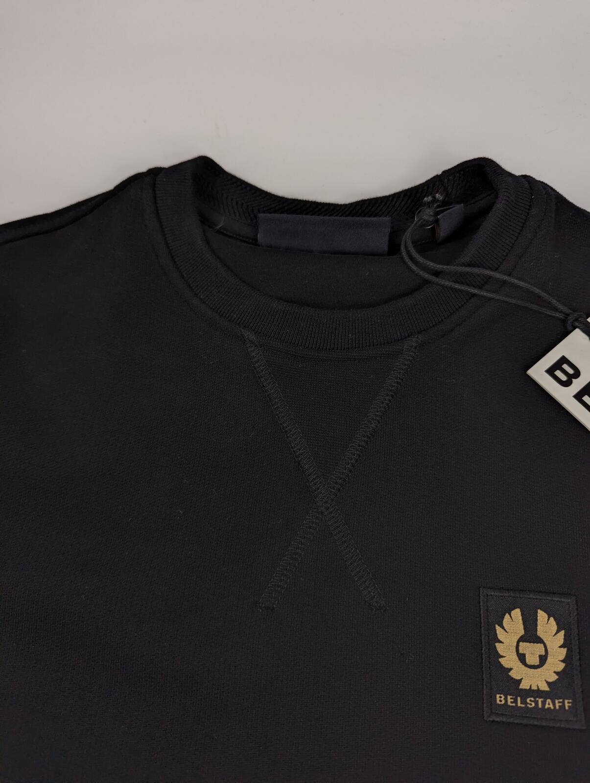 Belstaff Mens Logo Sweatshirt - black
