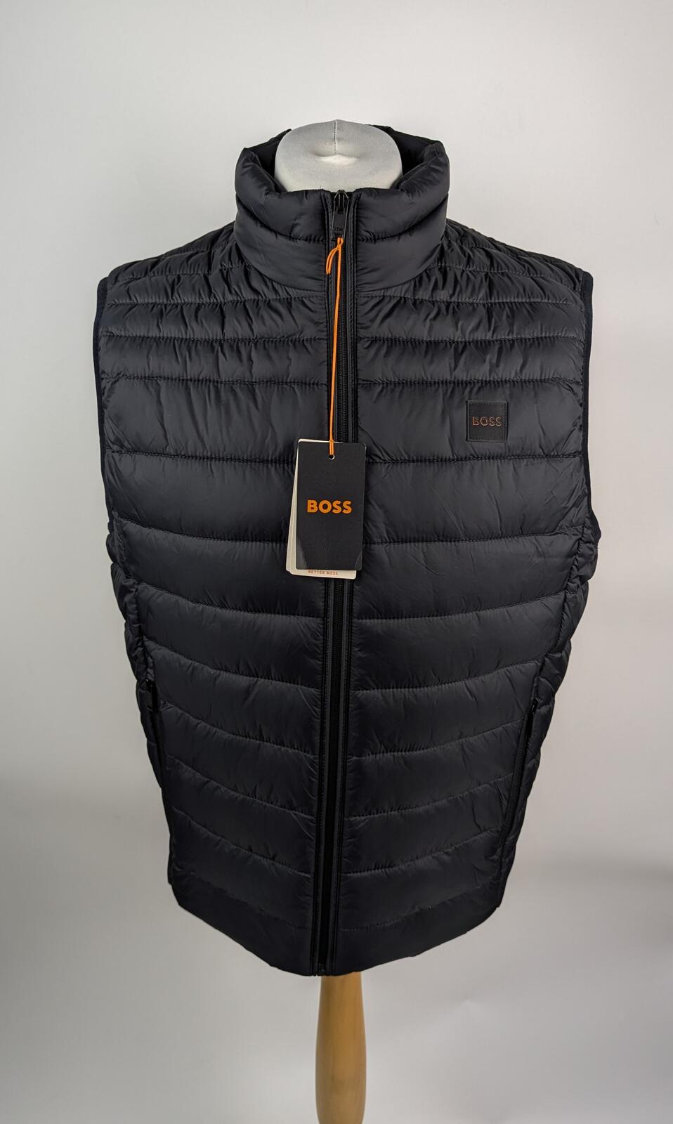 Boss Mens Padded Lightweight Gilet - black