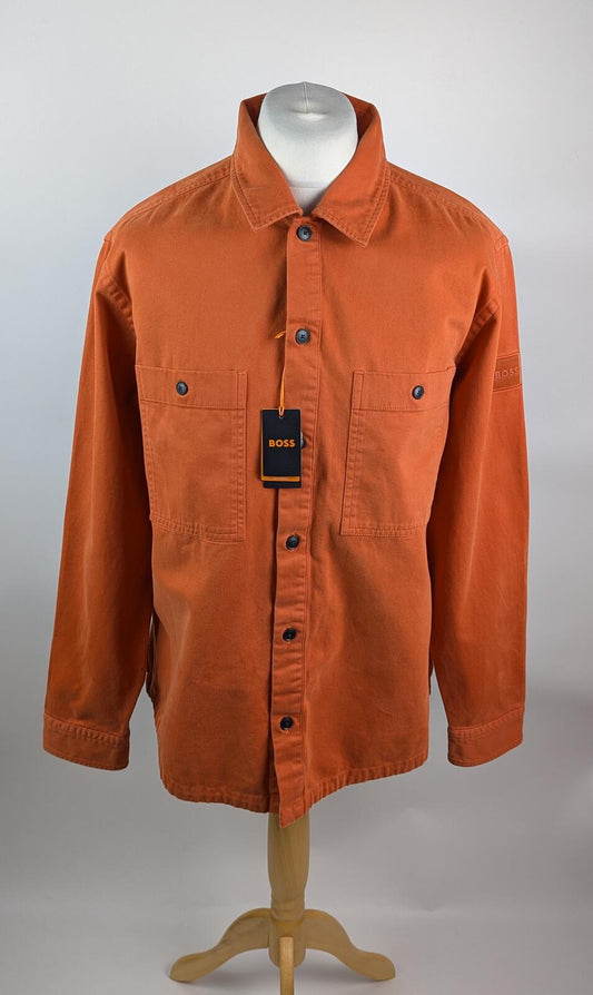 Boss Men's Locky M Overshirt - Orange