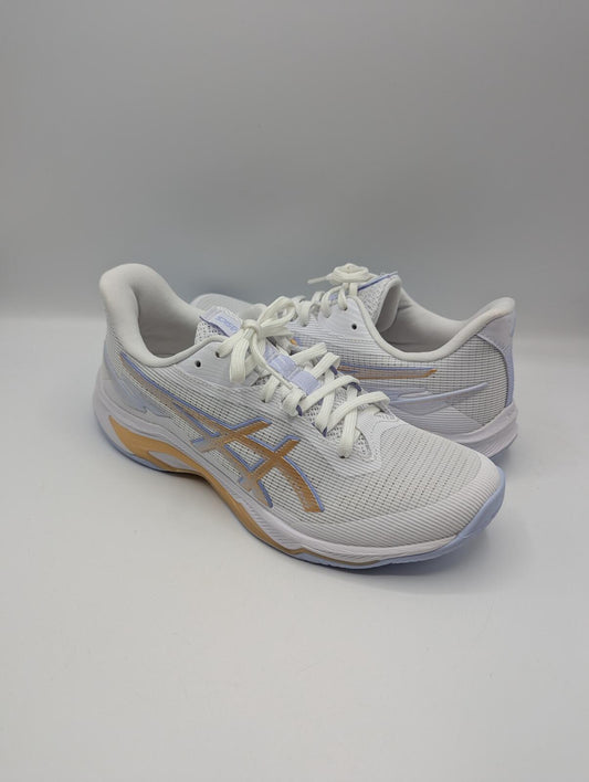 Asics Netburner Ballistic FF 4 Indoor Shoes Womens - White/Champ