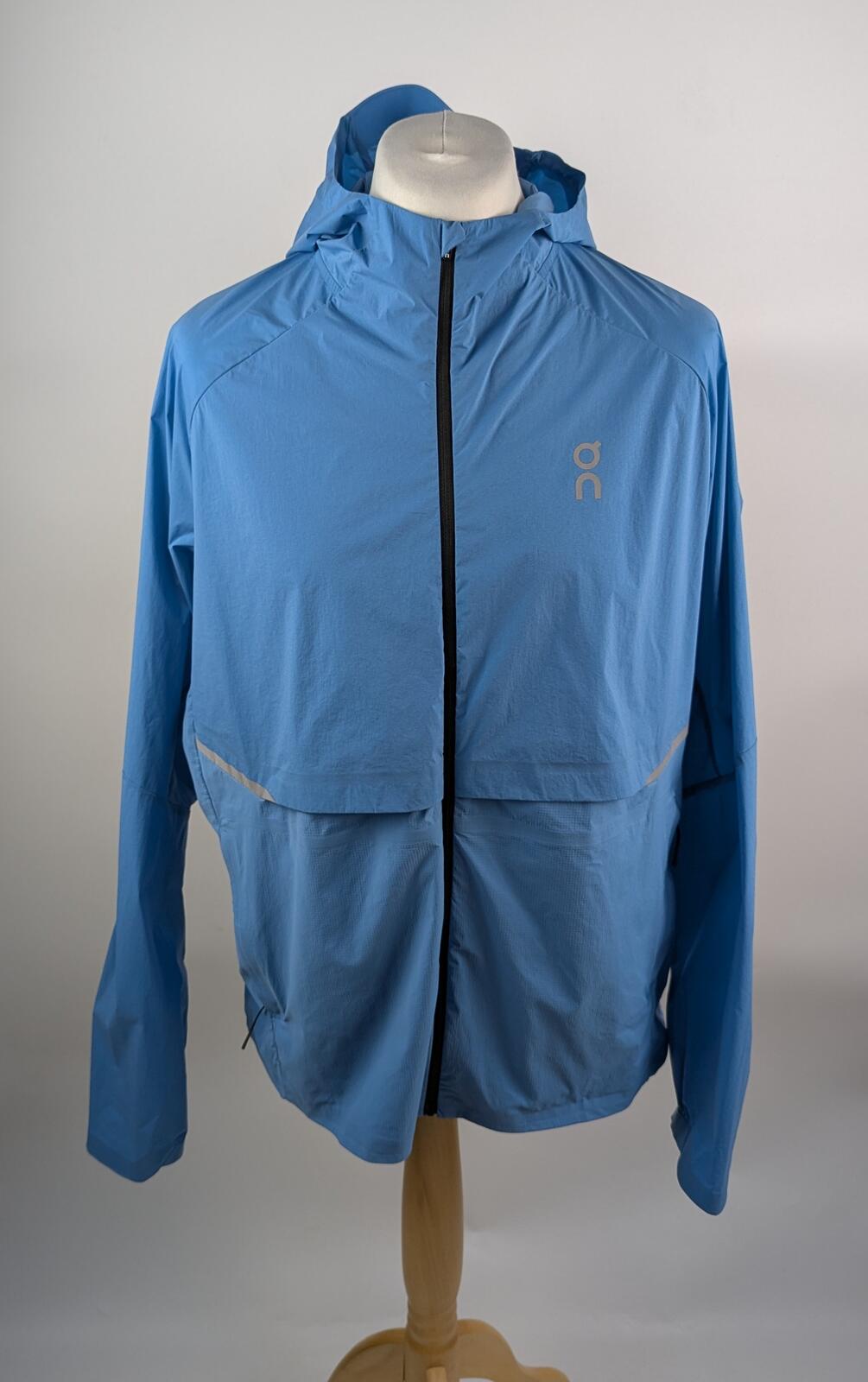 On Men's Core Run Moisture-Wicking Reflective Jacket - Blue