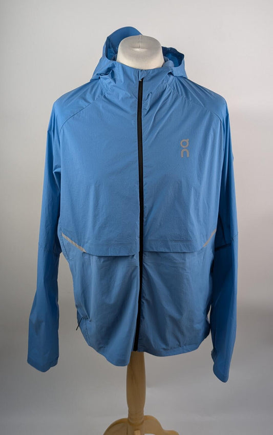 On Men's Core Run Moisture-Wicking Reflective Jacket - Blue
