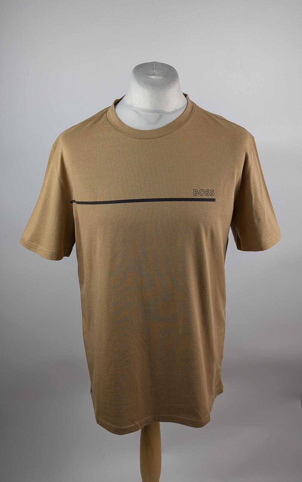 Boss Mens Short Sleeve Soft T-Shirt (Stormfish) - Brown