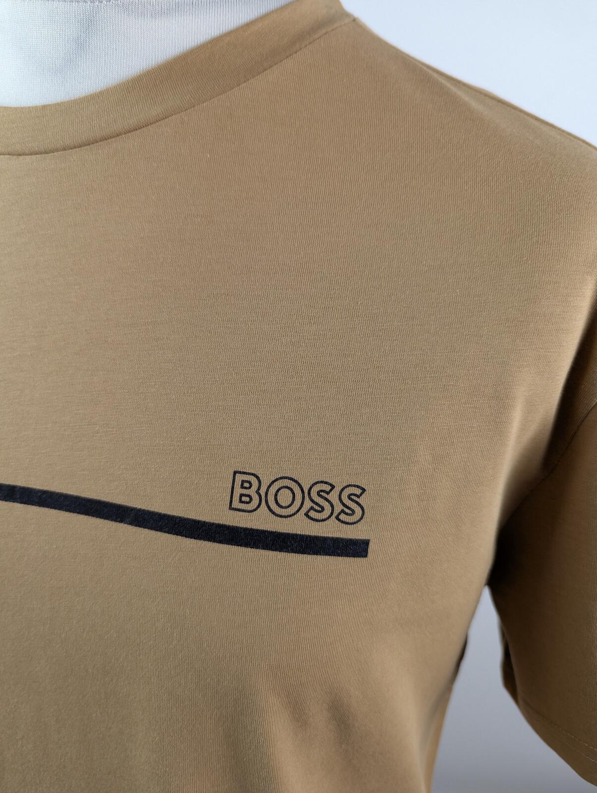 Boss Mens Short Sleeve Soft T-Shirt (Stormfish) - Brown