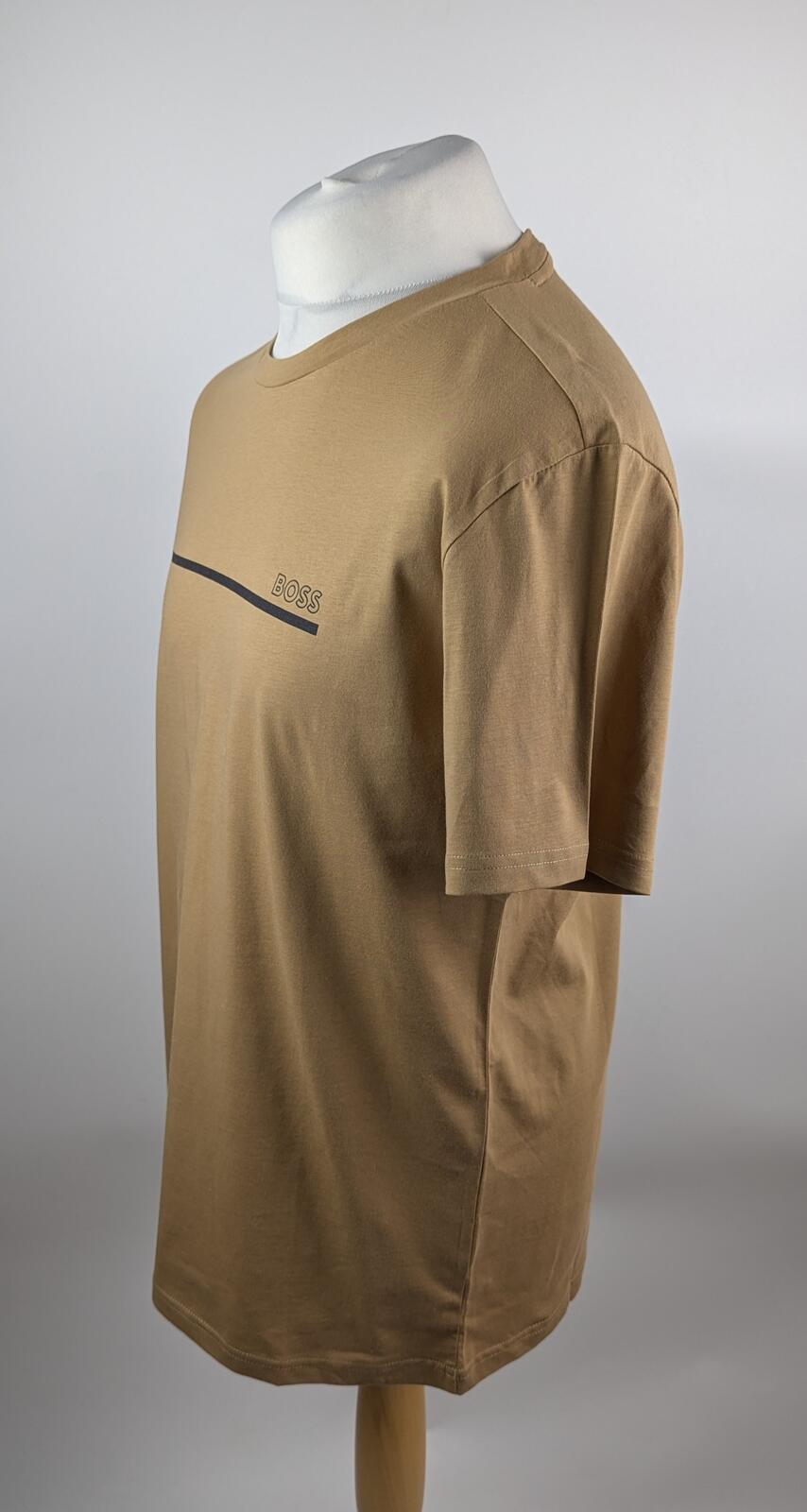 Boss Mens Short Sleeve Soft T-Shirt (Stormfish) - Brown