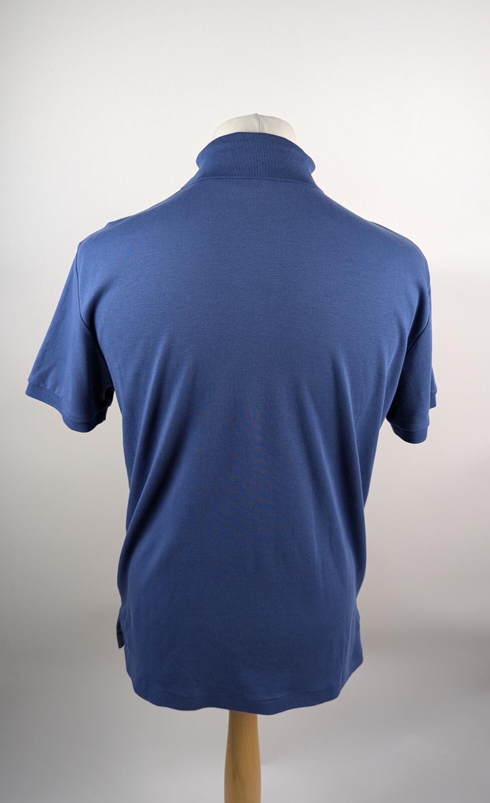 Polo Ralph Lauren Mens Slim Fit Short Sleeve Polo Shirt - Blue
