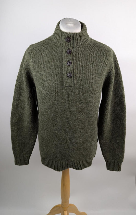 Barbour Calder Half Zip Jumper - Green