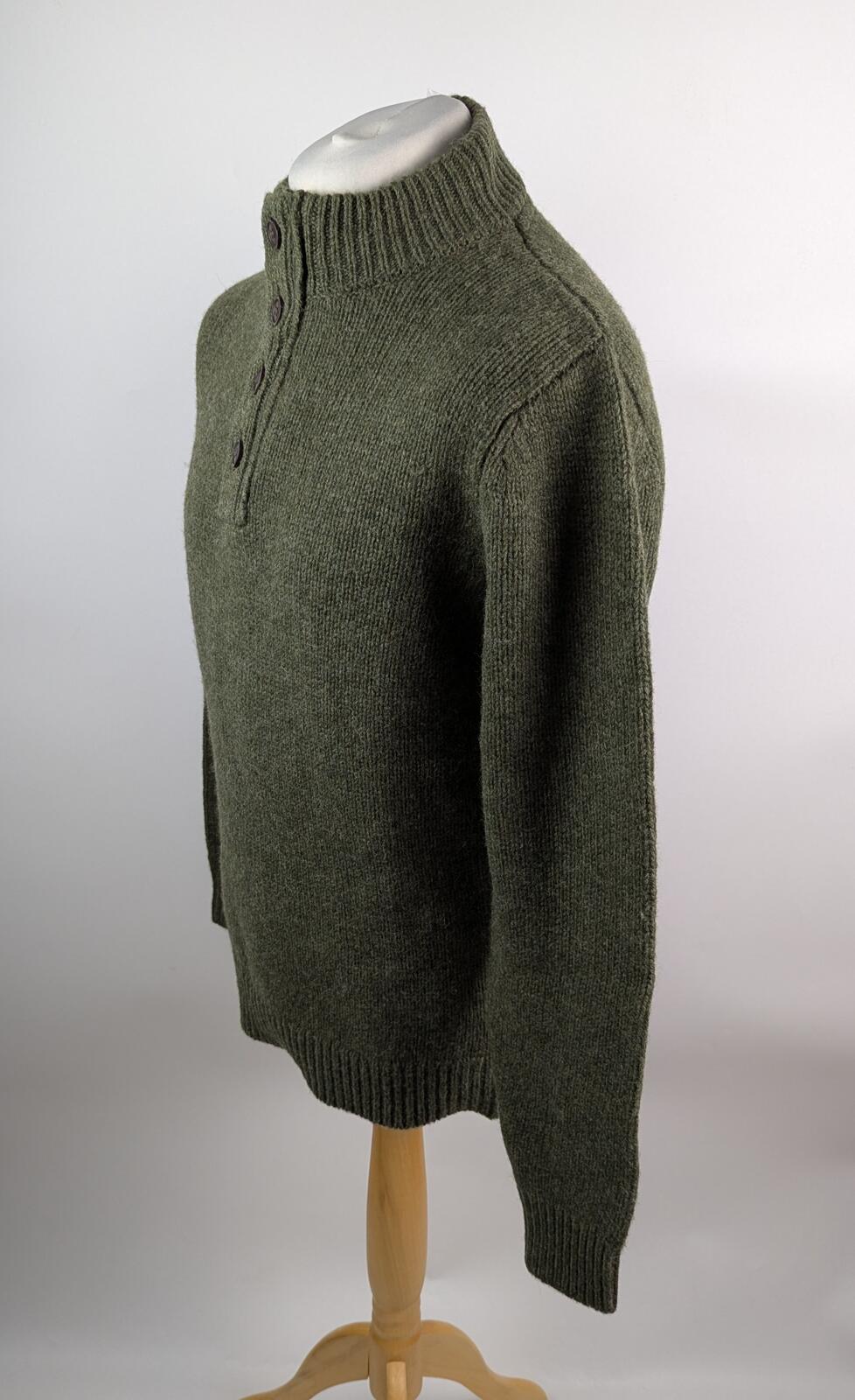 Barbour Calder Half Zip Jumper - Green
