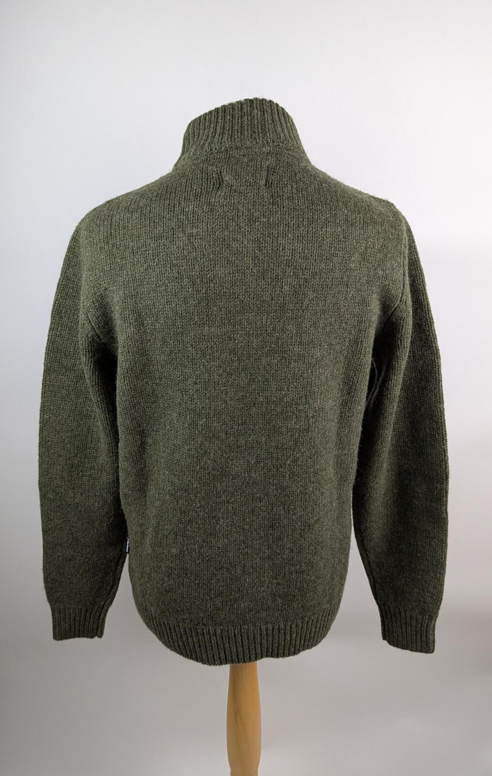 Barbour Calder Half Zip Jumper - Green