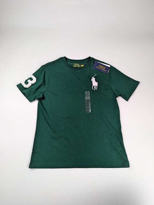 Polo Ralph Lauren Kids’ Big Pony Crewneck T-shirt - Green