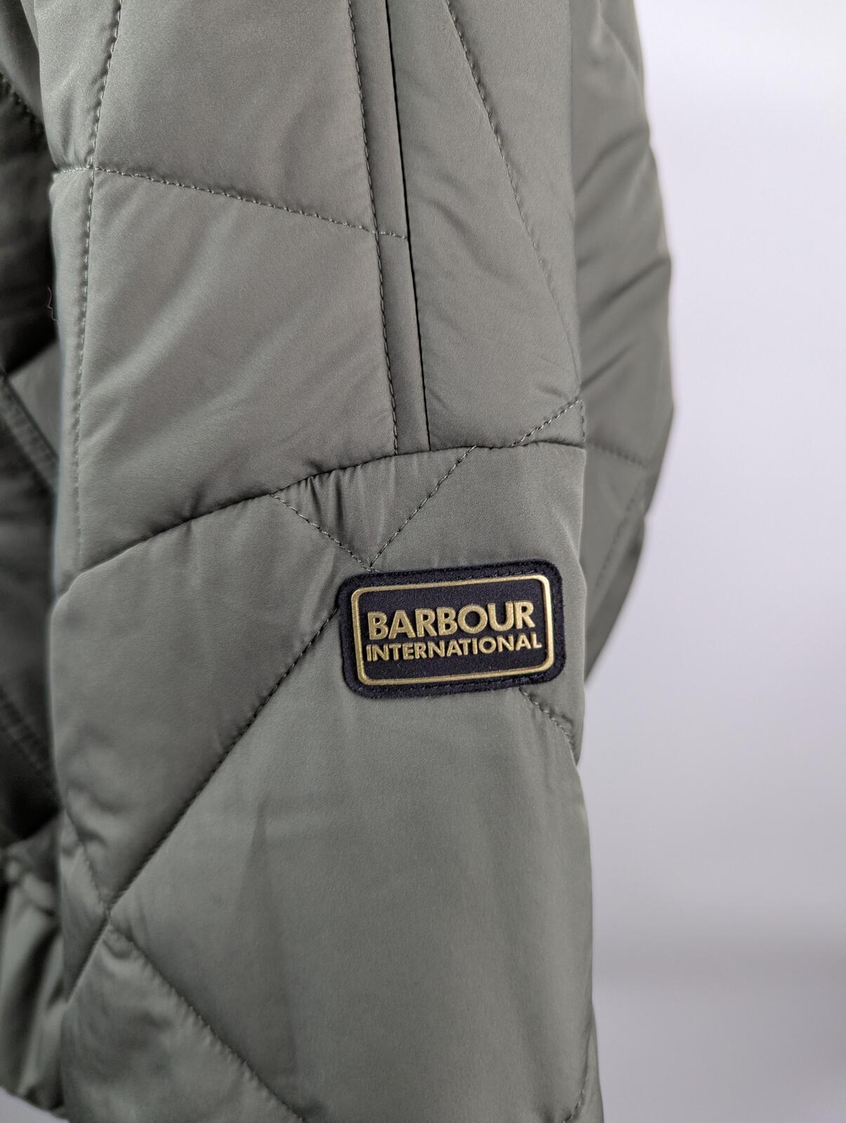 Barbour International Womens Pagan Quilted Jacket - Green