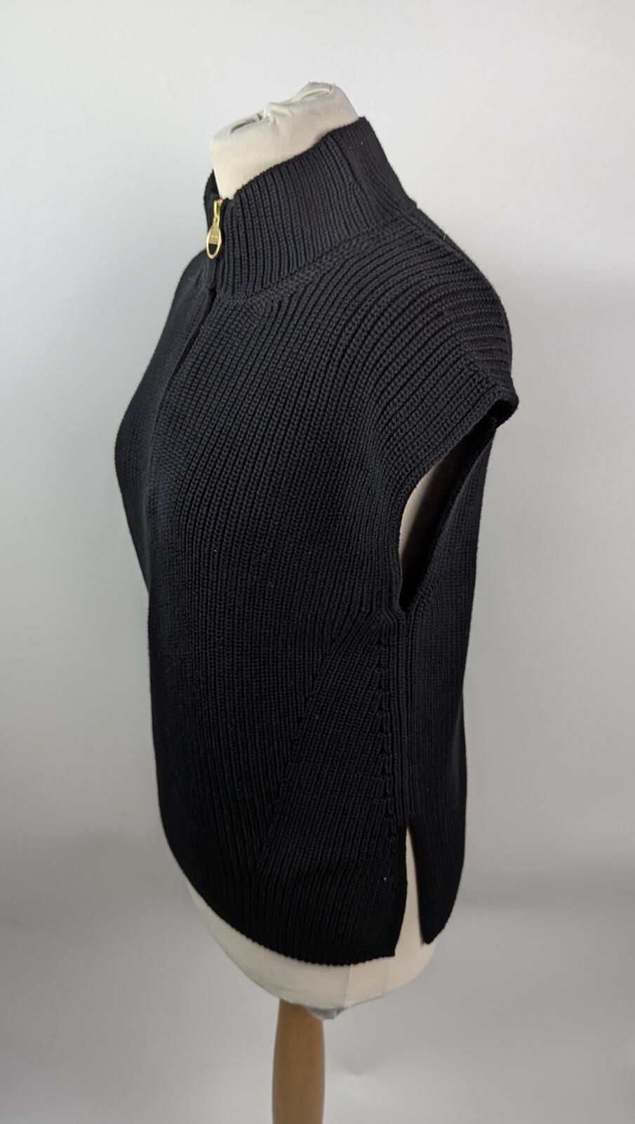 Barbour International Womens Clara Crew Neck sleeveless Jumper - Black