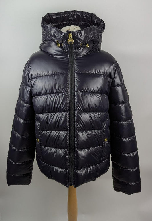 Barbour International Womens Hailey Quilted Short Puffer Jacket - Black