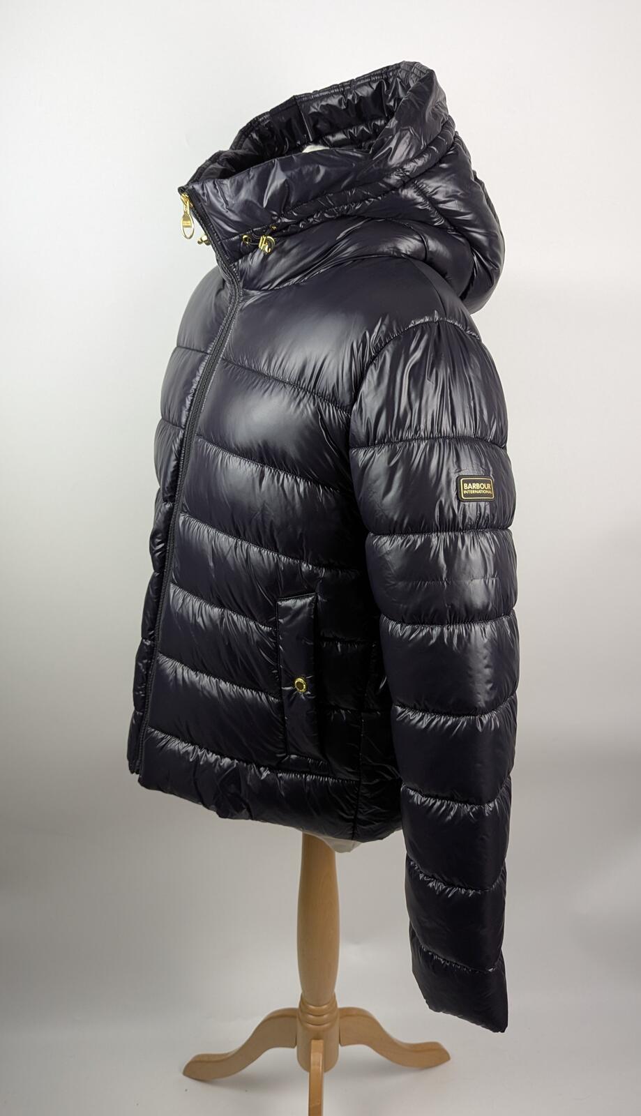 Barbour International Womens Hailey Quilted Short Puffer Jacket - Black