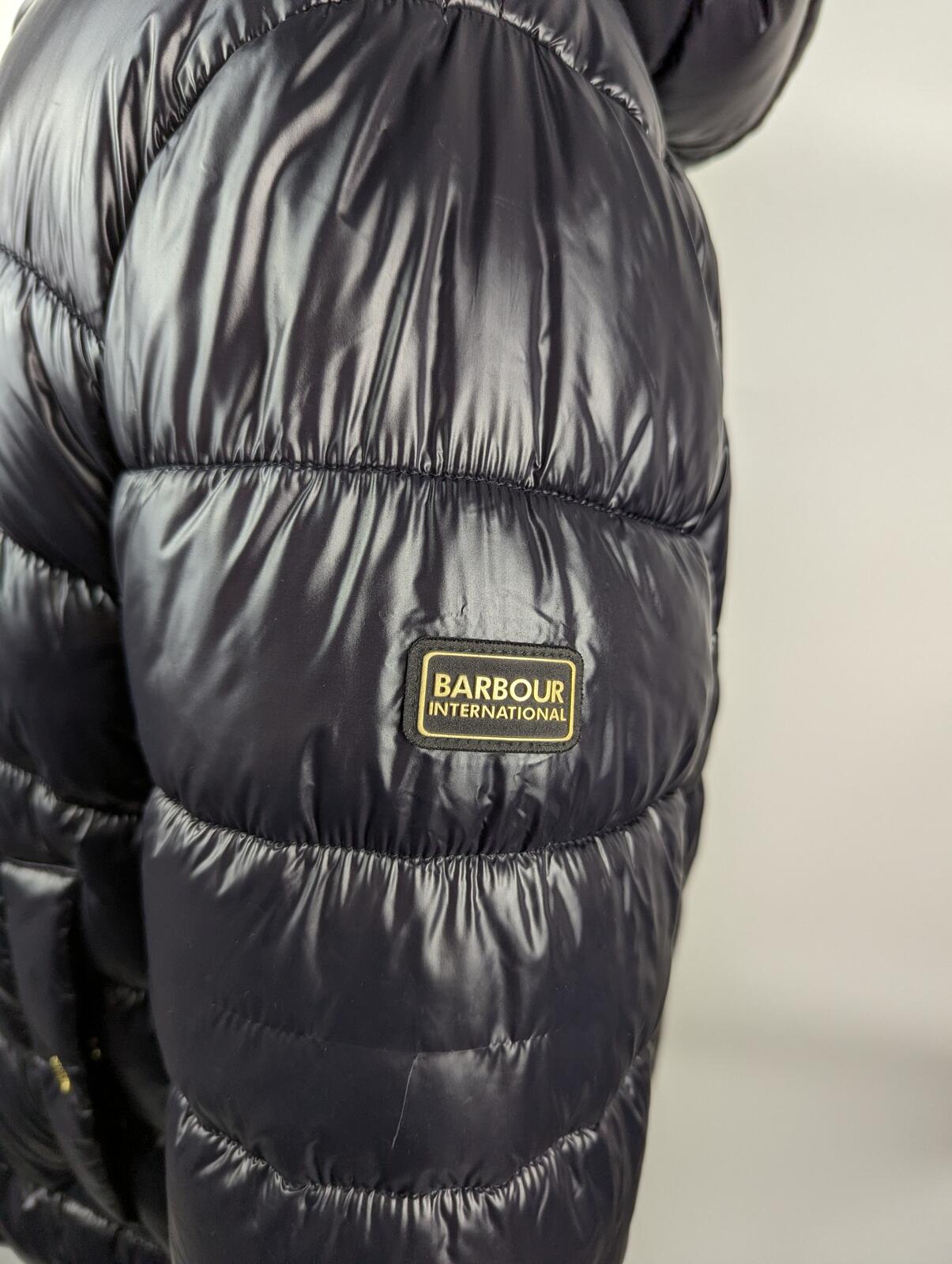 Barbour International Womens Hailey Quilted Short Puffer Jacket - Black