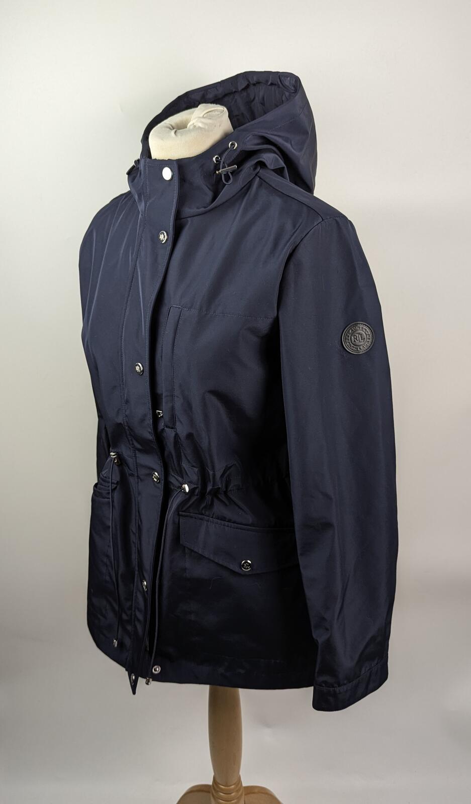 Lauren by Ralph Lauren Women's Water-Resistant Rain Coat - Navy