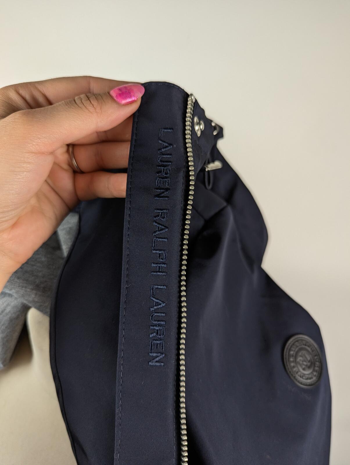 Lauren by Ralph Lauren Women's Water-Resistant Rain Coat - Navy