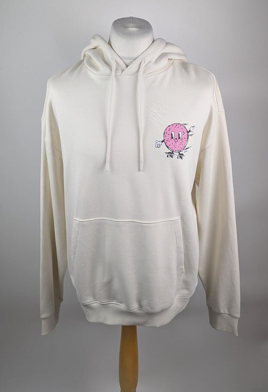 Hugo Men's Namiko Pullover Hoodie - open white