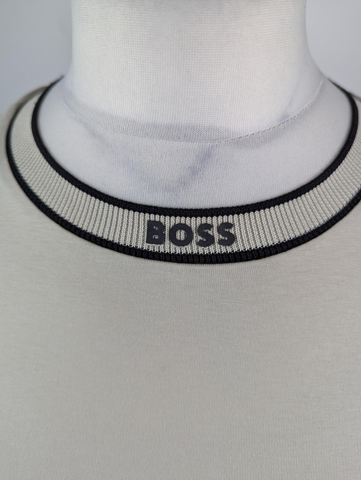 Boss "Tee 5" Mens t-shirt - Light beige