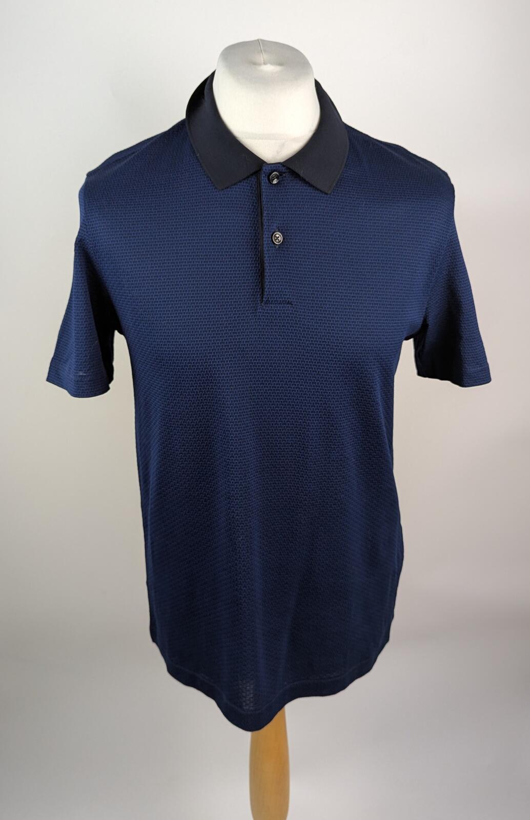 Boss C-Parley Mens Short Sleeve Polo Shirt - Dark Blue