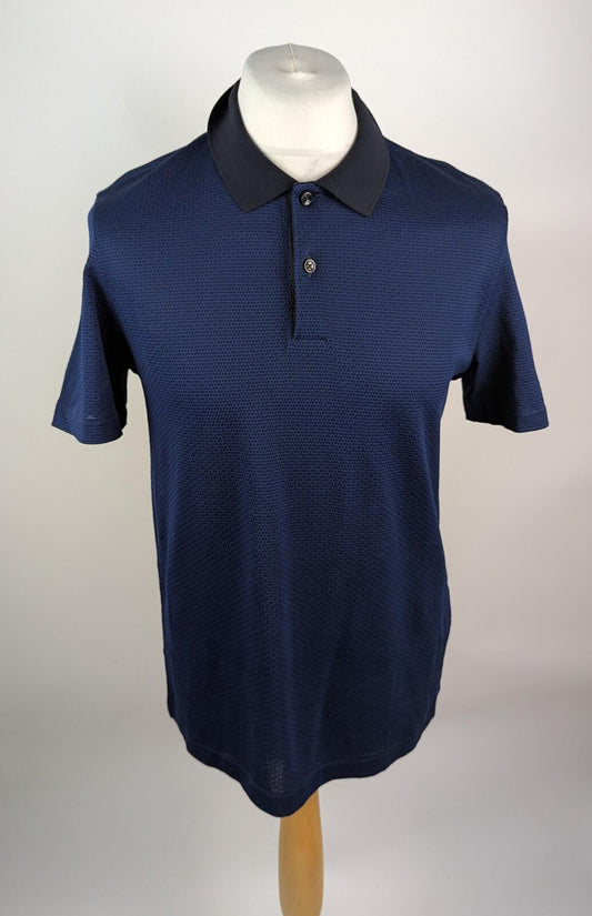 Boss C-Parley Mens Short Sleeve Polo Shirt - Dark Blue