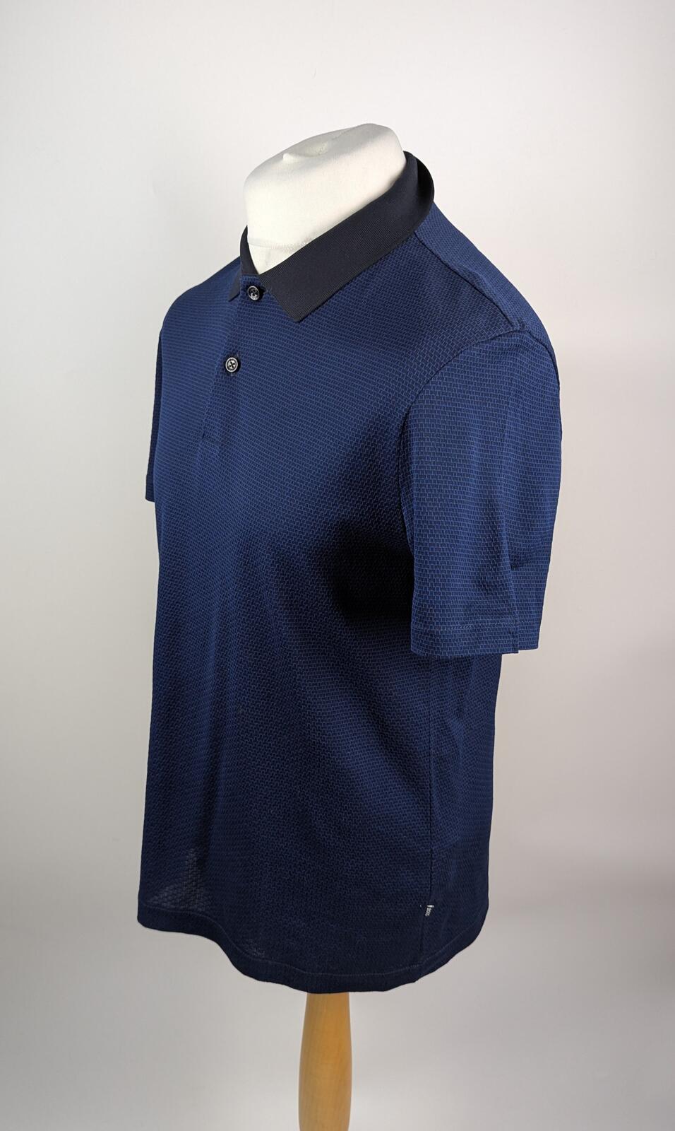 Boss C-Parley Mens Short Sleeve Polo Shirt - Dark Blue