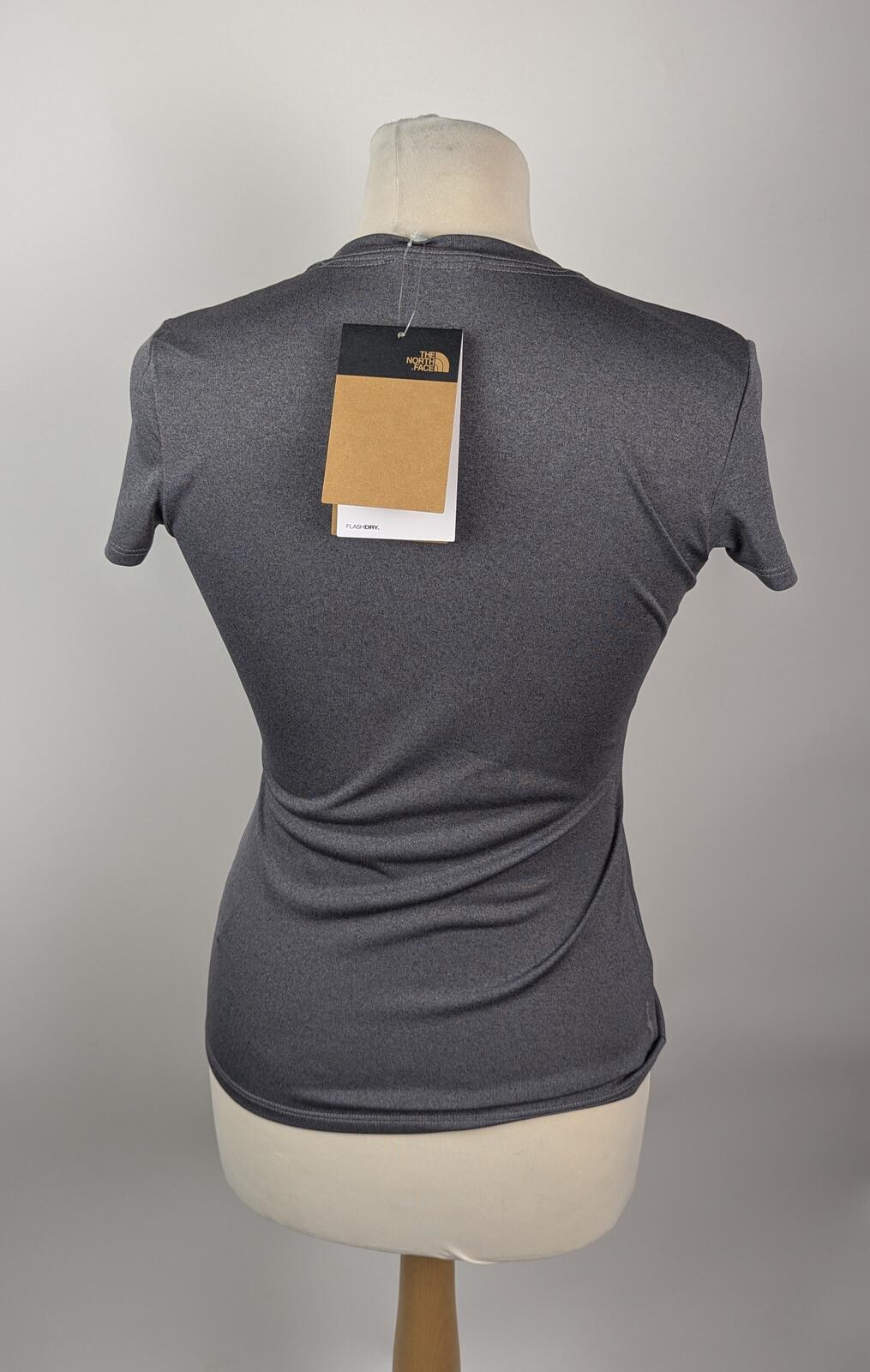The North Face Womens Reaxion Amp Crew T-Shirt - Smoked Grey
