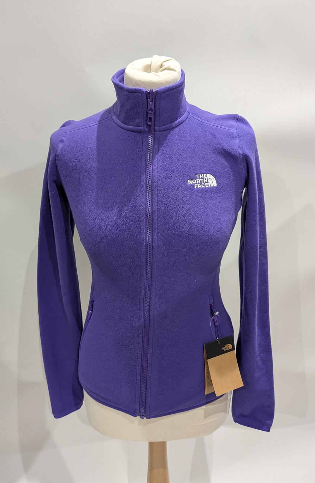 The North Face 100 Glacier Full-Zip Fleece Womens - Peak Purple