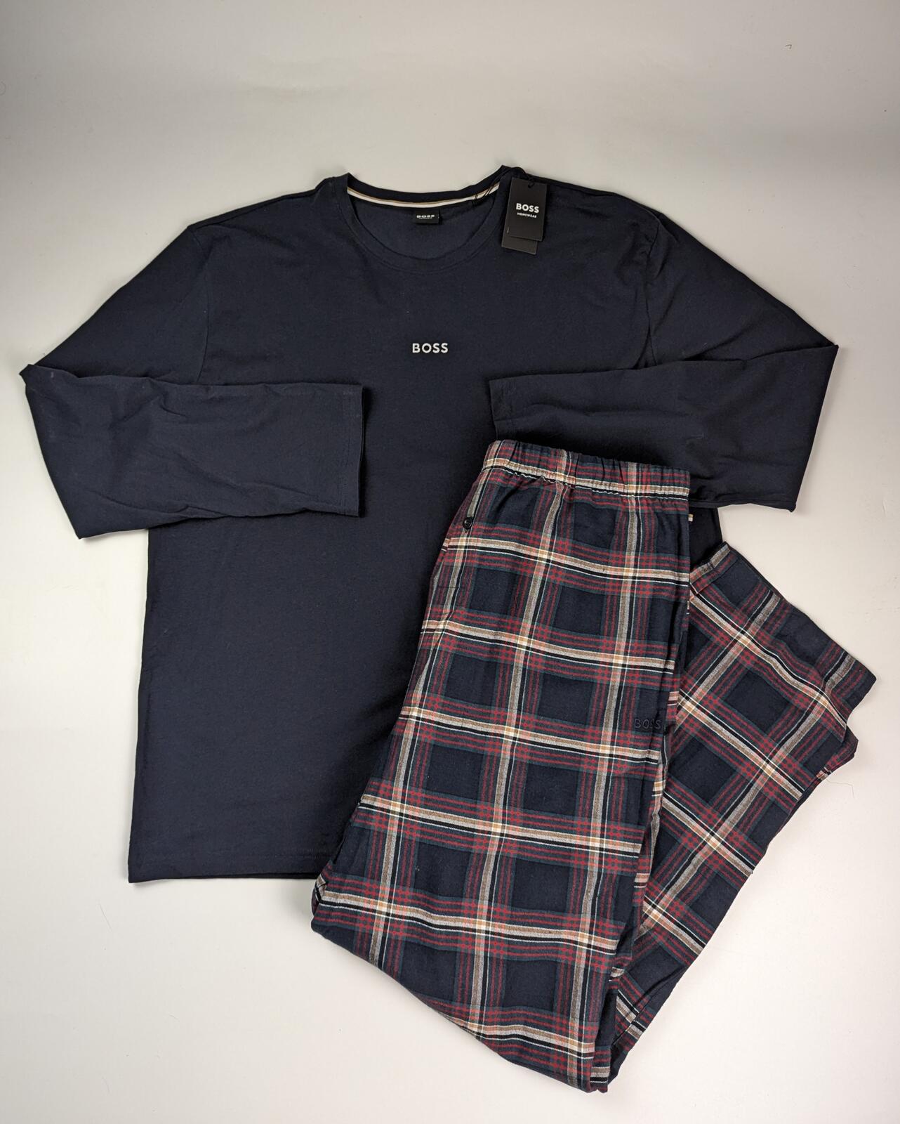 BOSS Homewear Holiday Lounge Set - Navy