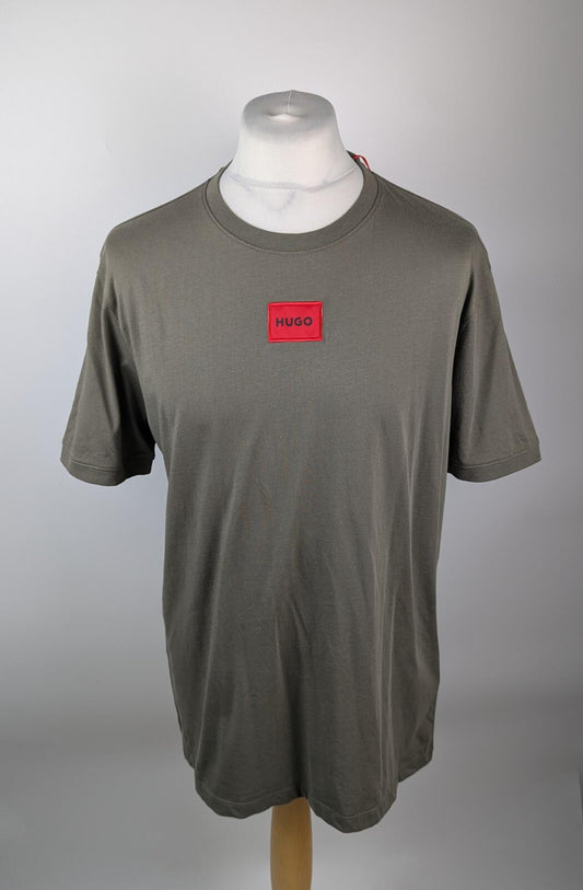 Hugo Mens Diragolino T-Shirt -Green/Grey
