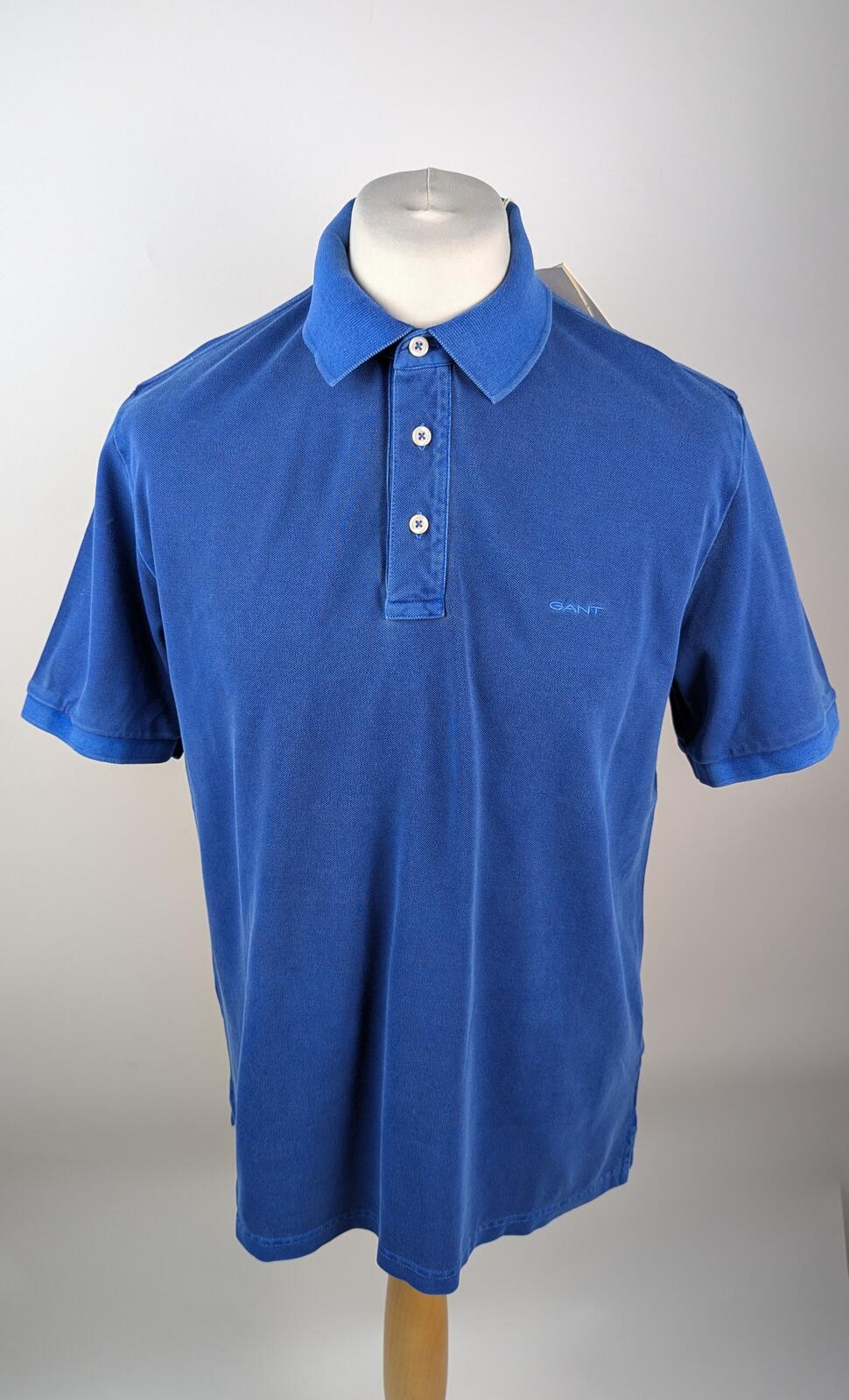 Gant sunfaded Mens Polo shirt - Rich Blue