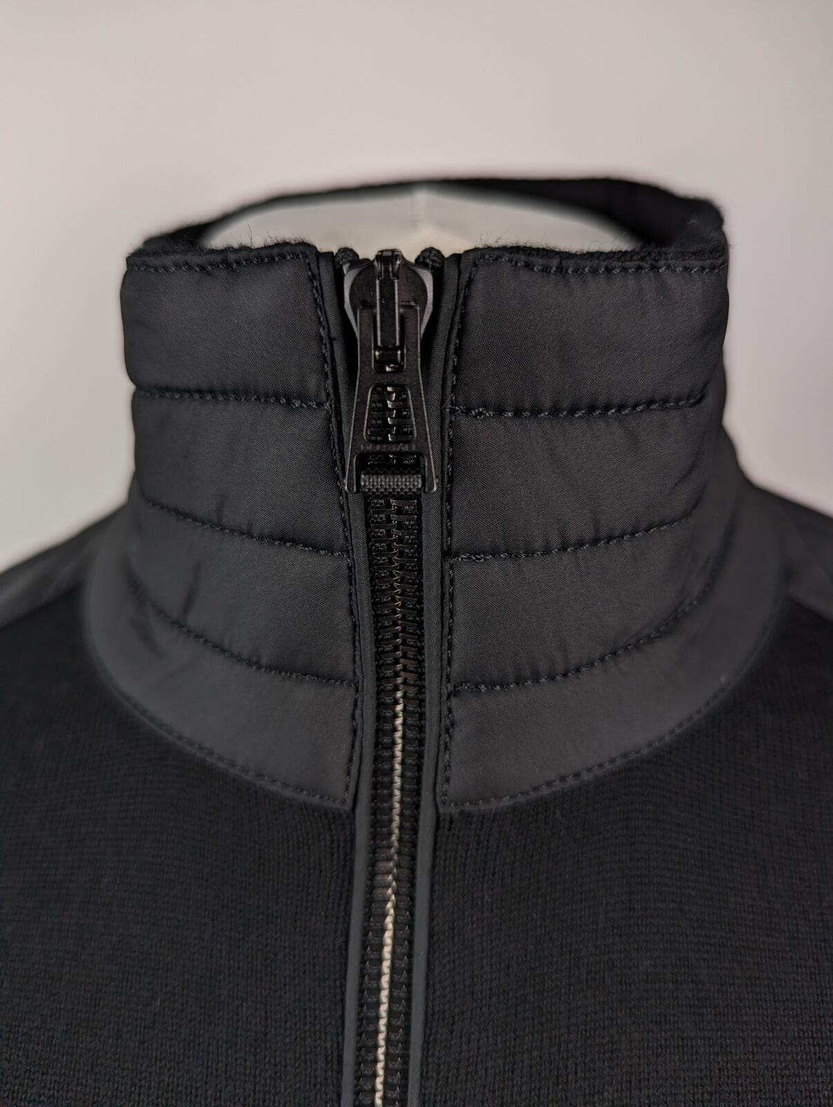 Belstaff Kelby Full Zip Cardigan - Black Merino Wool