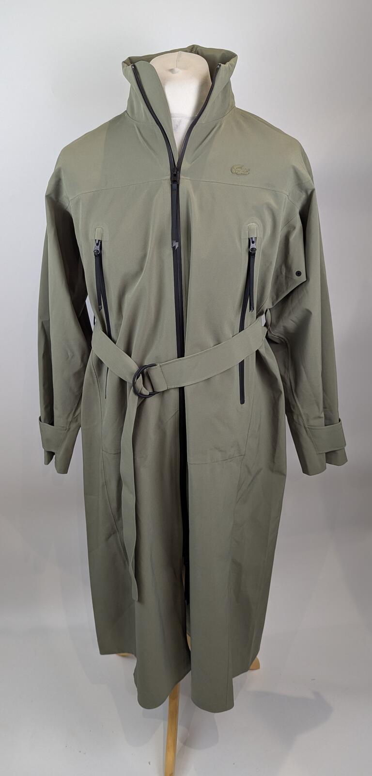 Lacoste Women's Long Oversized Water-Repellent Parka - Green