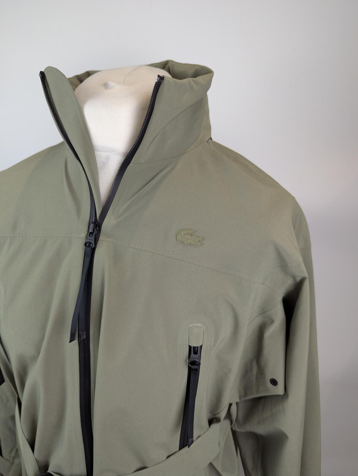 Lacoste Women's Long Oversized Water-Repellent Parka - Green