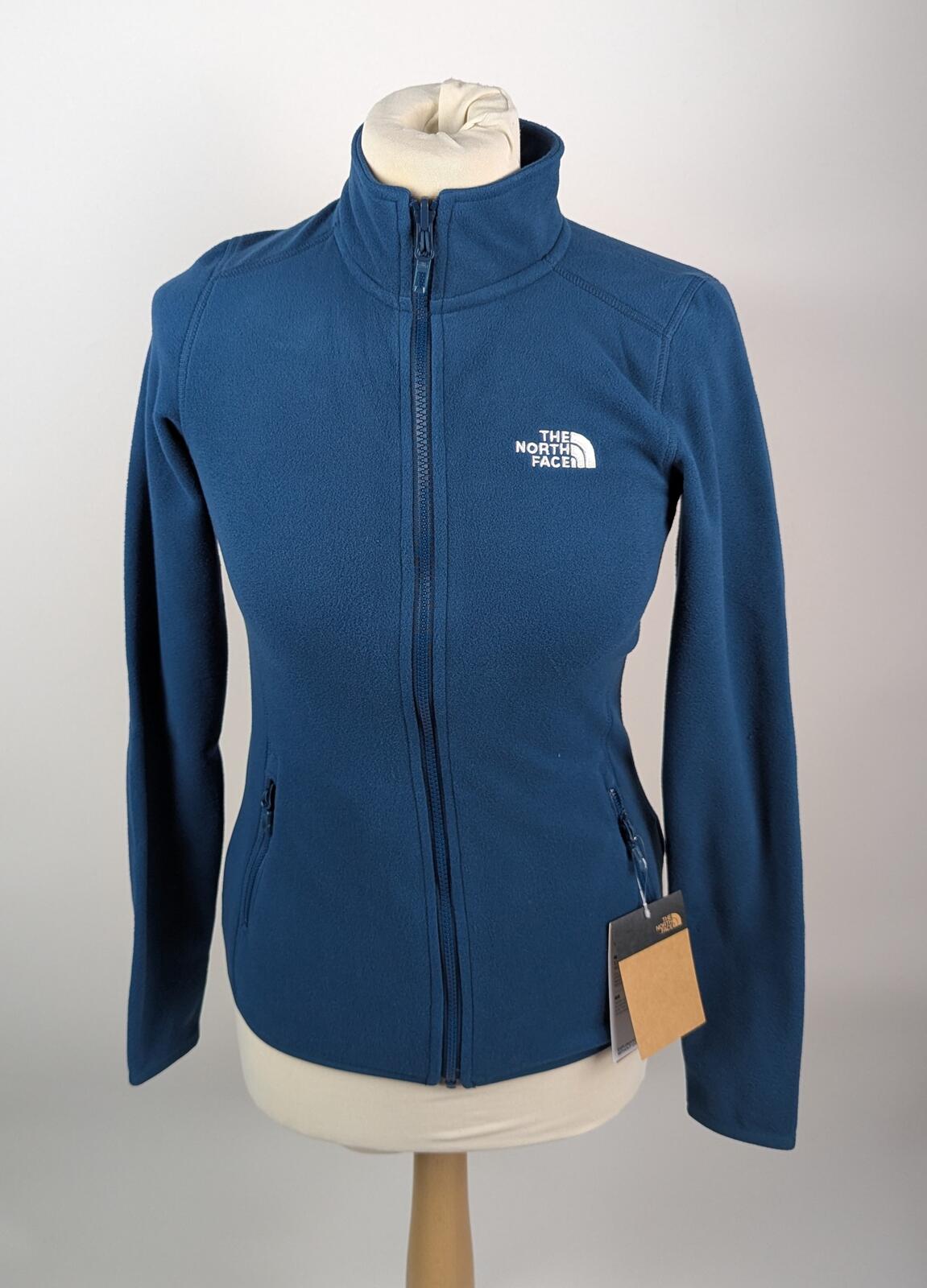 The North Face 100 Glacier Full-Zip Fleece Womens - Midnight Petrol Blue