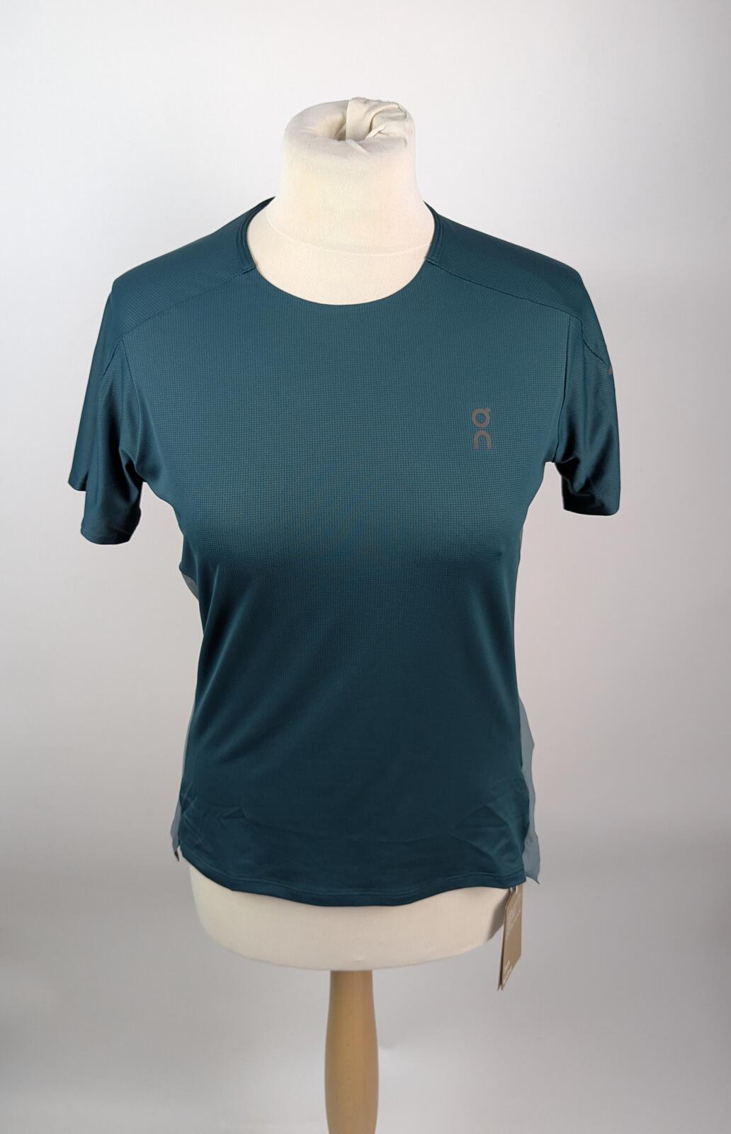 On Women's Short-Sleeve Performance Running Top - Green Olive