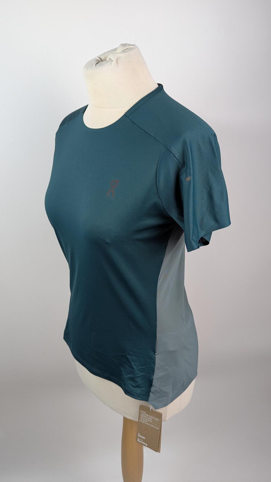 On Women's Short-Sleeve Performance Running Top - Green Olive