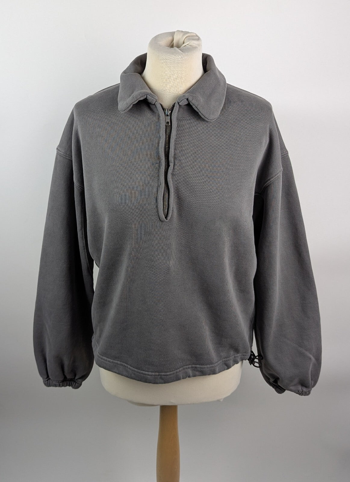 Humanrace Unisex Humanra Quarter Zip Fleece - Grey