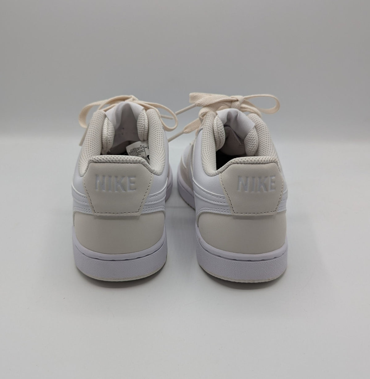 Nike Womens Court Vision Low Trainers - White / Beige