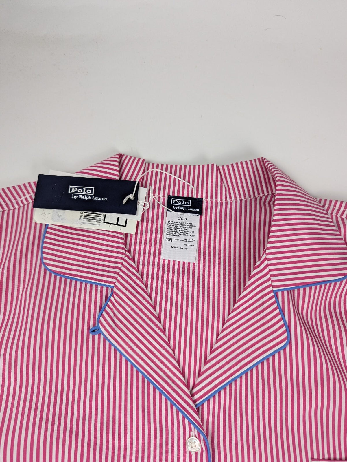 Polo Ralph Lauren Womens Madison Long Sleeve Pyjama Set - Pink