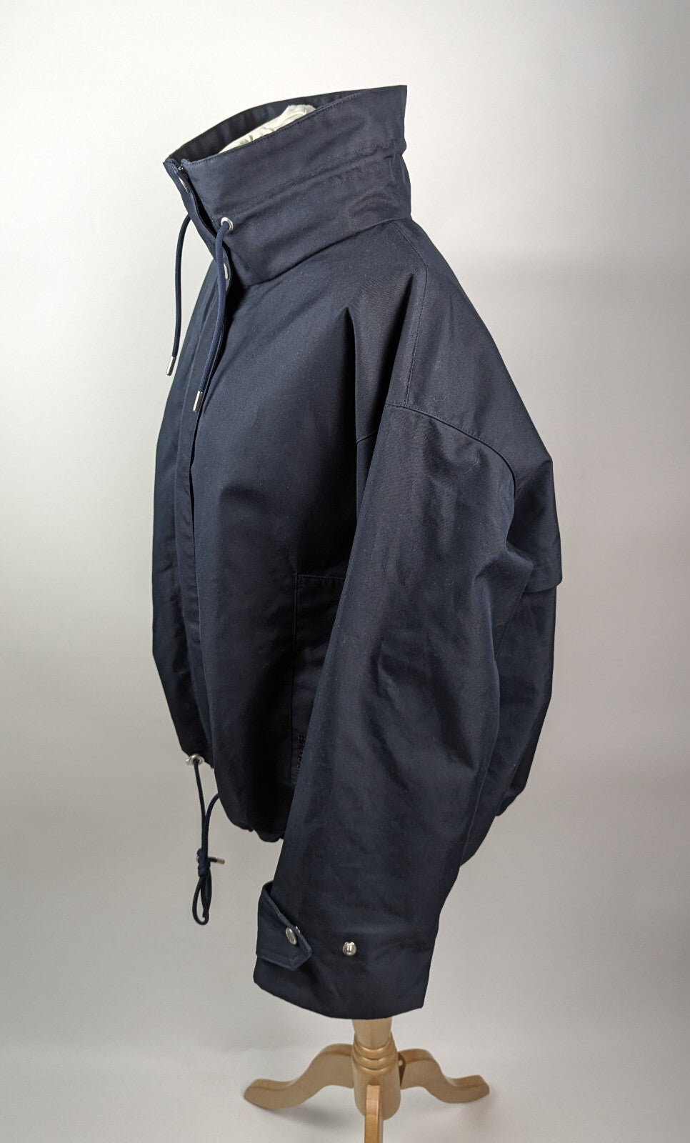 Barbour Womens Bronwyn Gingham Showerproof Jacket in Navy Size UK 12 Medium