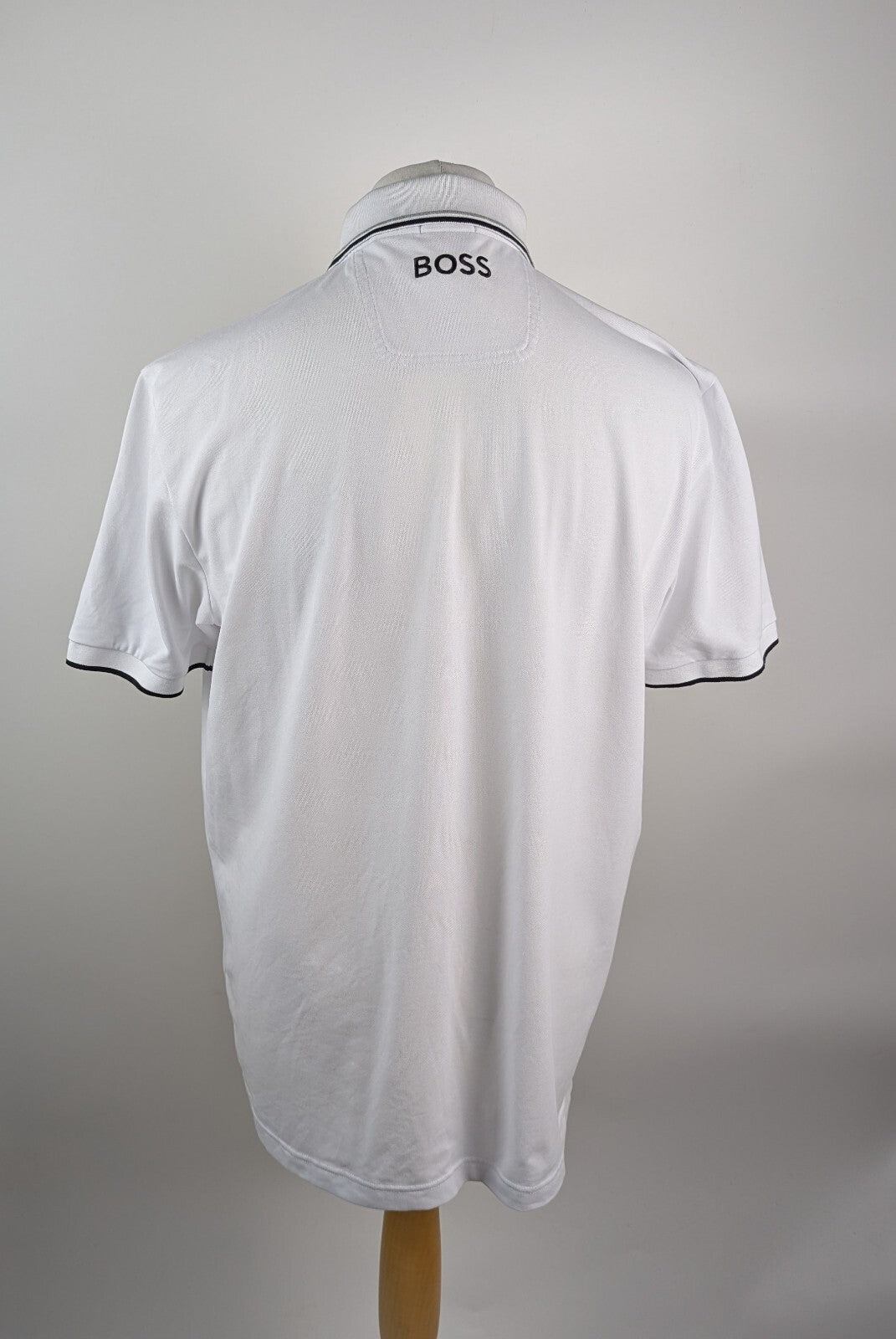 Boss Men's Paddy Pro Premium Cotton Polo Shirt - White