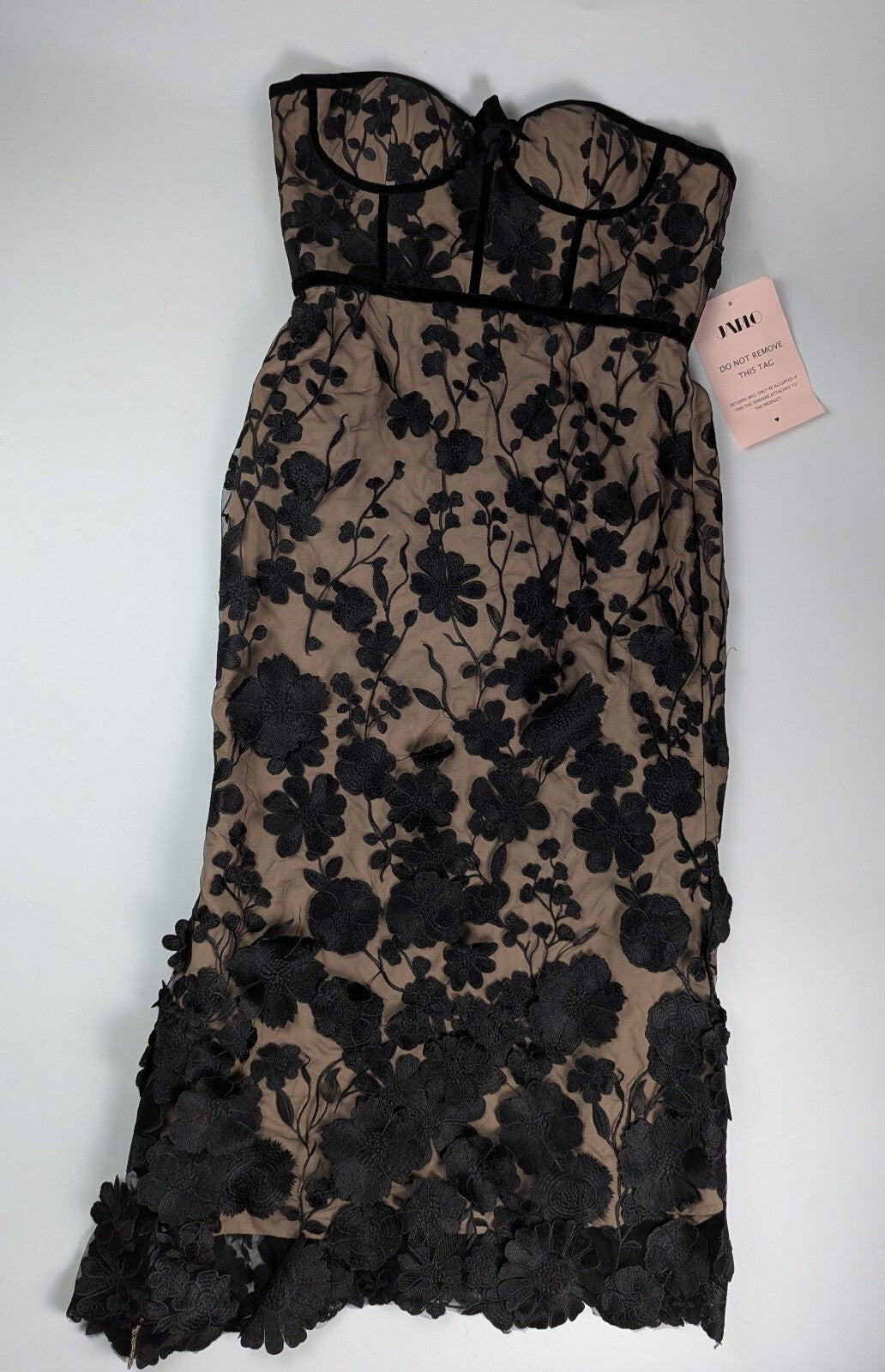 Jarlo Women's Monica Corset Dress - Black /Brown