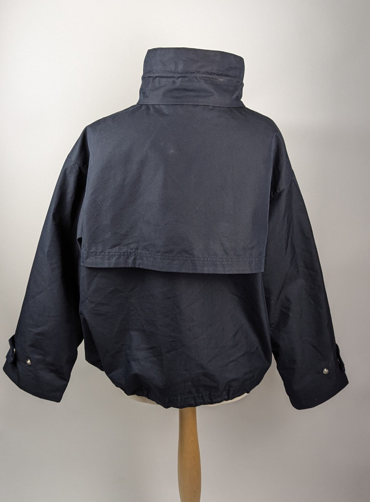 Barbour Womens Bronwyn Gingham Showerproof Jacket in Navy Size UK 12 Medium