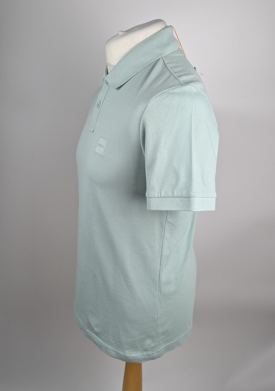 Boss Mens Passenger Premium Design Polo Shirt - Aqua green